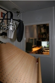 Recording Studio Estudio de Grabación Cabina locutorio sound booth